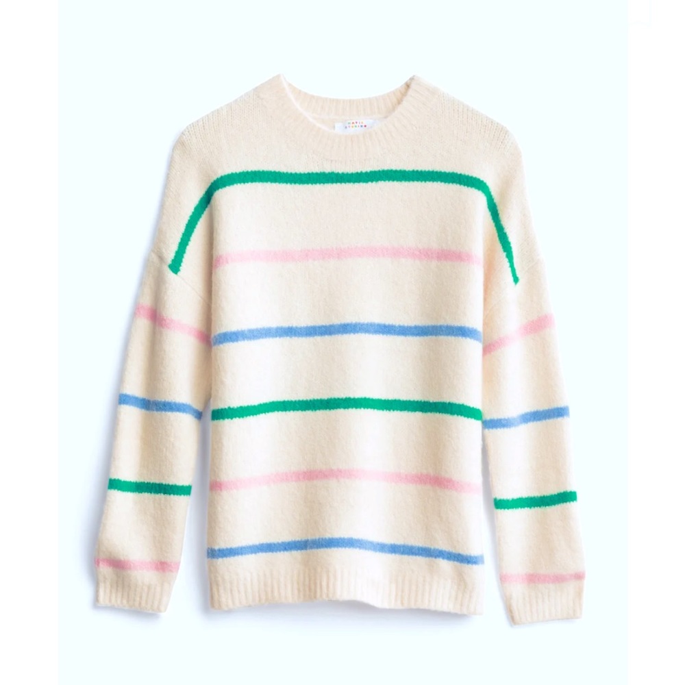 KATIE STURINO Jeannette Crewneck Pullover - Size Large